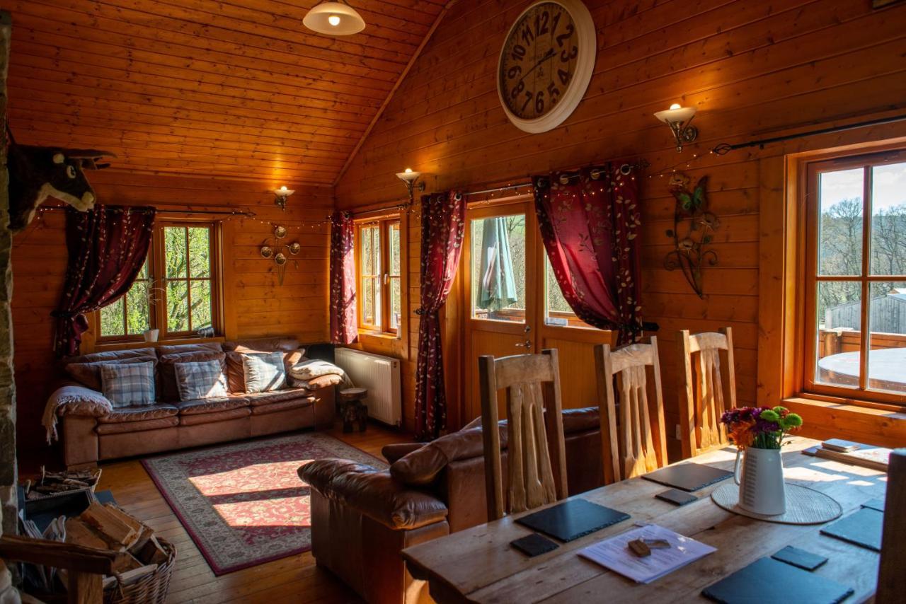 George Cabin - Log Cabin In Wales With Hot Tub Ньютаун Экстерьер фото